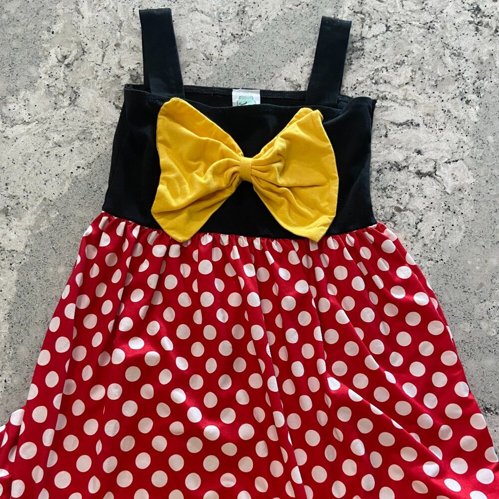 Sweet T's Boutique Minnie-esque tank twirl dress girls 6-7T